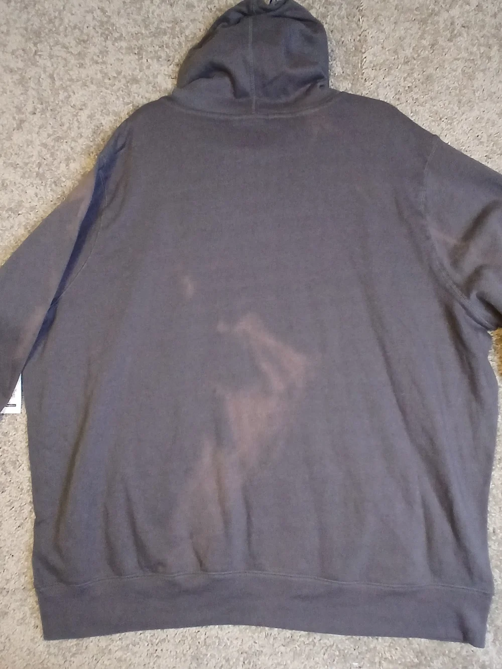 Super Mario Graphic Hoodie - Gray - New w/ Imperfections - See Description